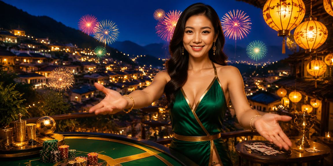Người chơi bài tại Hội An trong ánh đèn lồng lung linh mùa lễ hội