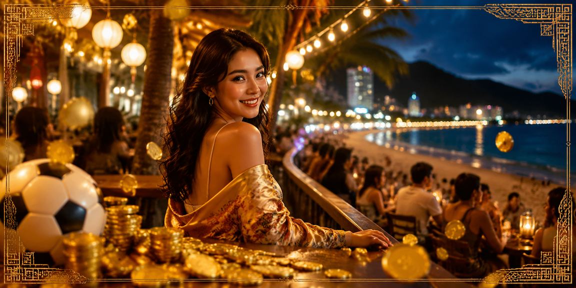 Người hâm mộ bóng đá tại chợ đêm Nha Trang theo dõi trận đấu và đặt cược trực tuyến