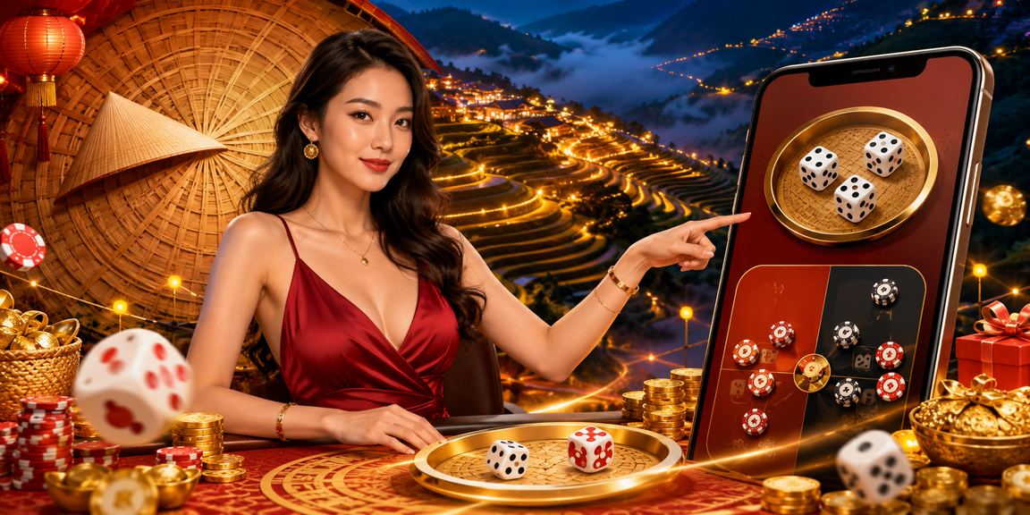 Người dùng tại Sapa tìm hiểu kèo tài xỉu trên điện thoại giữa cảnh núi rừng